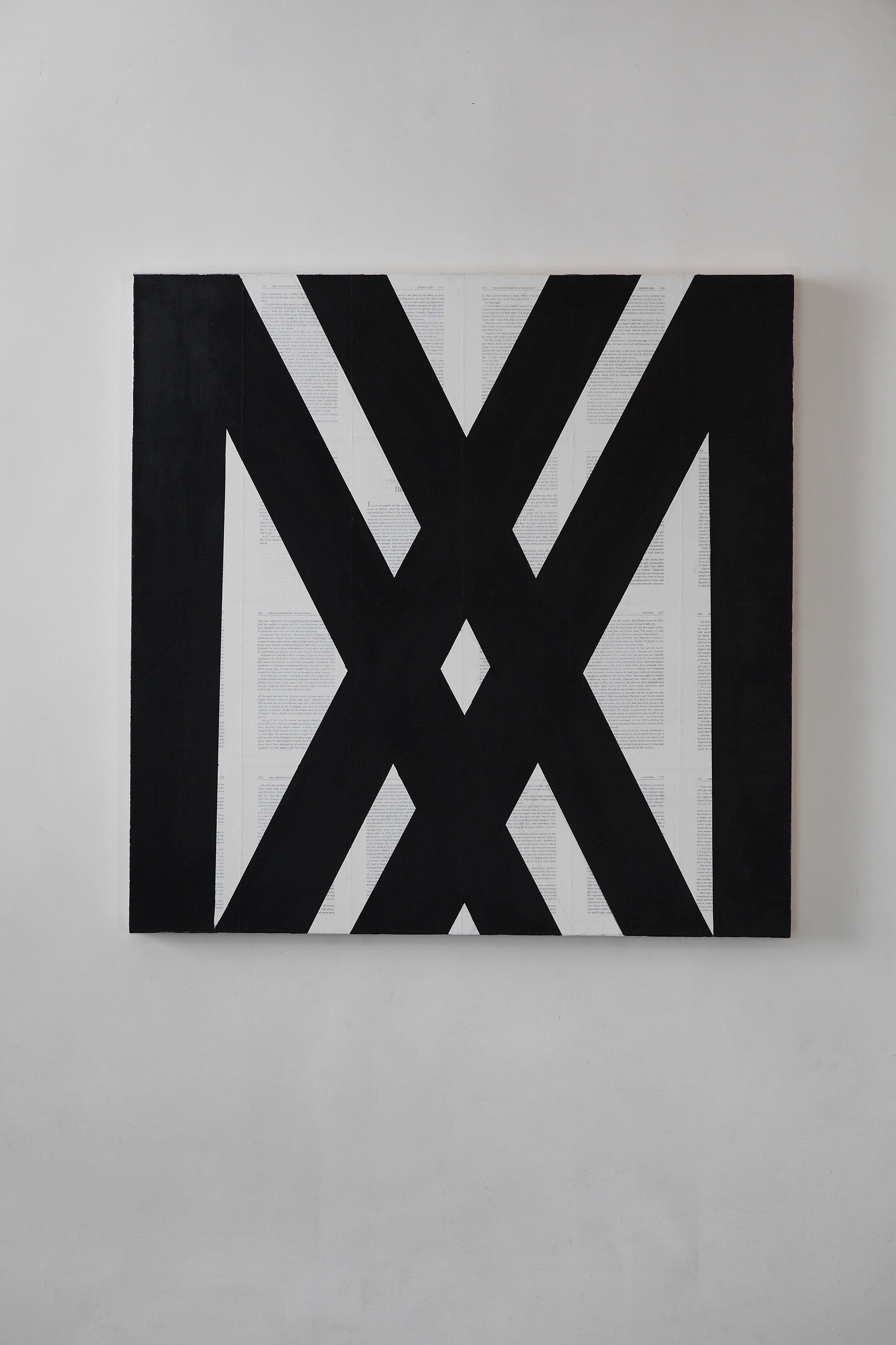 Tim Rollins [and the K.O.S.], By Any Means Necessary (after Malcolm X), 2008